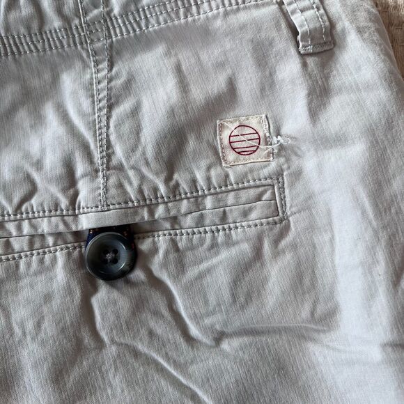 Marine Layer Men’s Shorts 7" Chino Beige Size 33 Nautical Preppy Beach Casual - Picture 9 of 9